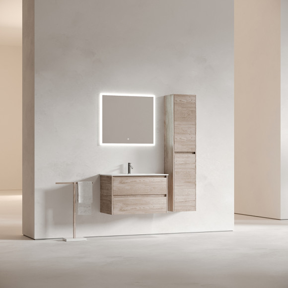 Тумба под раковину Sancos Libra 80 LB80EG подвесная Дуб галифакс натуральный