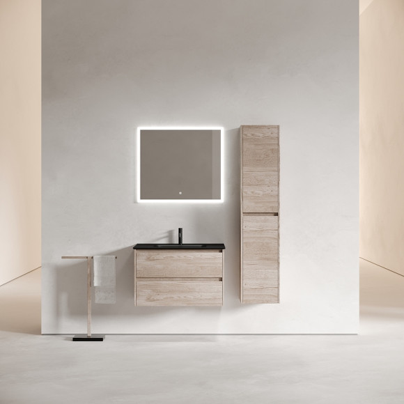 Тумба под раковину Sancos Libra 80 LB80EG подвесная Дуб галифакс натуральный