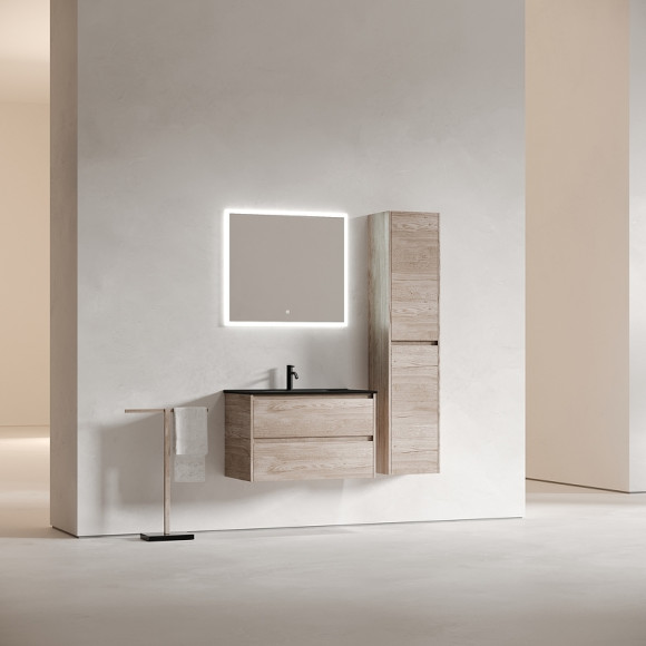 Тумба под раковину Sancos Libra 80 LB80EG подвесная Дуб галифакс натуральный