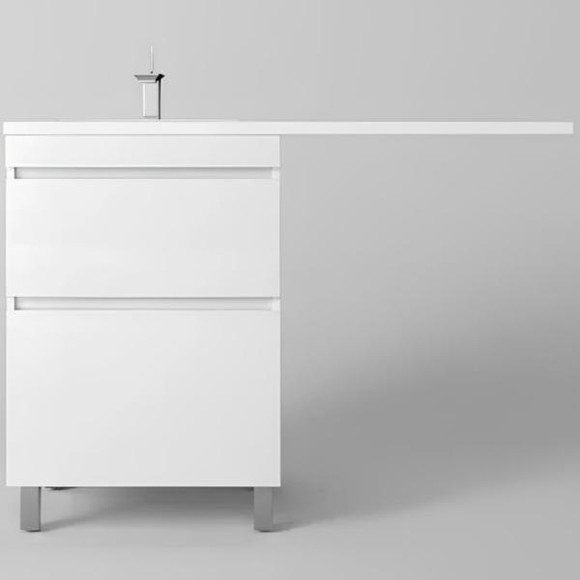Тумба под раковину Style Line Даллас Леон 120 Люкс Plus СС-00002438 Белая Тумба под раковину Style Line Даллас Леон 120 Люкс Plus СС-00002438 Белая