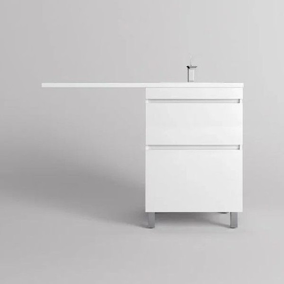 Тумба под раковину Style Line Даллас Леон 120 Люкс Plus СС-00002438 Белая Тумба под раковину Style Line Даллас Леон 120 Люкс Plus СС-00002438 Белая