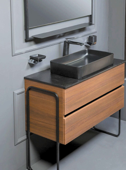 Раковина-чаша Boheme Armadi Art Vallessi 60 873 Черная