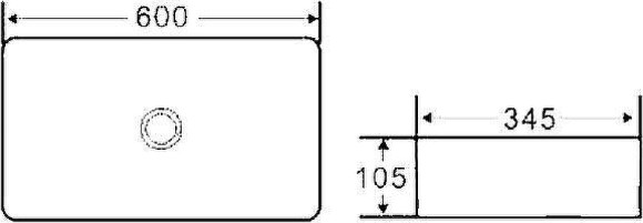 Раковина-чаша Boheme Armadi Art Vallessi 60 873 Черная