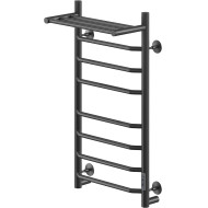 Электрический полотенцесушитель Ника Way-3 80/40 U с полкой Черный матовый