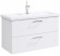 Тумба под раковину Aqwella Манчестер 100 MAN01102 подвесная Белый глянец Тумба под раковину Aqwella Манчестер 100 MAN01102 подвесная Белый глянец