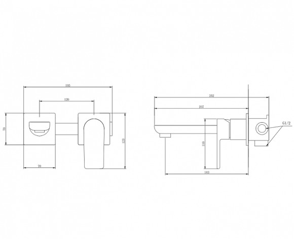 Смеситель для раковины Abber Weiss Insel AF8082 Хром Смеситель для раковины Abber Weiss Insel AF8082 Хром