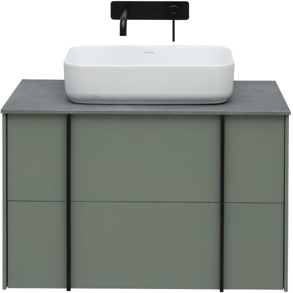 Тумба под раковину Allen Brau Reality 80 1.32005.CGM подвесная Олива матовая Тумба под раковину Allen Brau Reality 80 1.32005.CGM подвесная Олива матовая