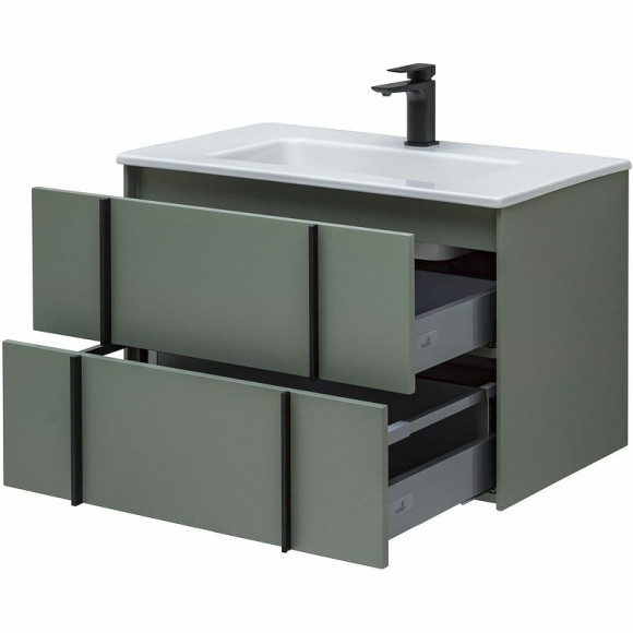Тумба под раковину Allen Brau Reality 80 1.32005.CGM подвесная Олива матовая Тумба под раковину Allen Brau Reality 80 1.32005.CGM подвесная Олива матовая