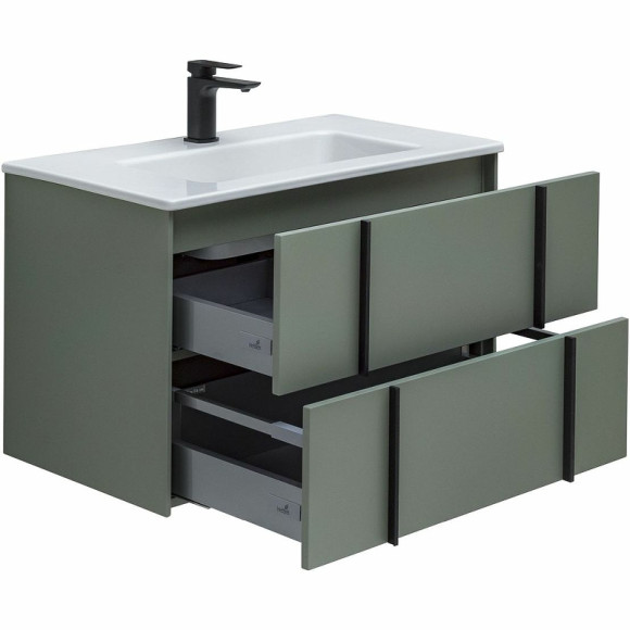 Тумба под раковину Allen Brau Reality 80 1.32005.CGM подвесная Олива матовая Тумба под раковину Allen Brau Reality 80 1.32005.CGM подвесная Олива матовая