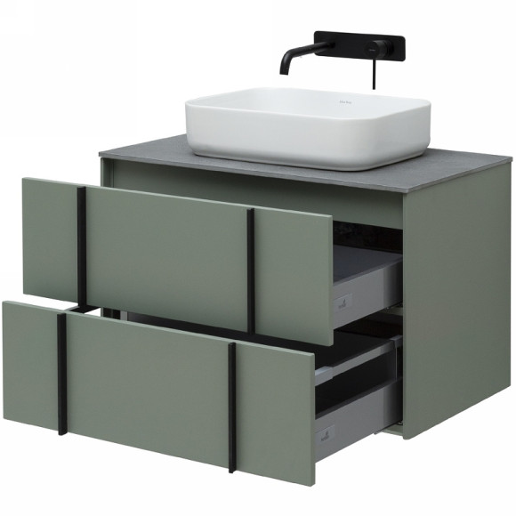 Тумба под раковину Allen Brau Reality 80 1.32005.CGM подвесная Олива матовая Тумба под раковину Allen Brau Reality 80 1.32005.CGM подвесная Олива матовая
