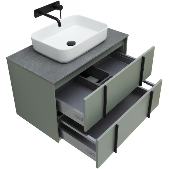 Тумба под раковину Allen Brau Reality 80 1.32005.CGM подвесная Олива матовая Тумба под раковину Allen Brau Reality 80 1.32005.CGM подвесная Олива матовая