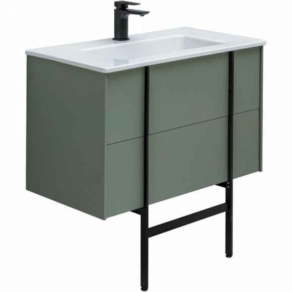 Тумба под раковину Allen Brau Reality 80 1.32005.CGM подвесная Олива матовая Тумба под раковину Allen Brau Reality 80 1.32005.CGM подвесная Олива матовая