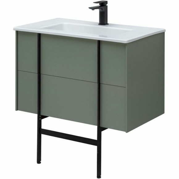 Тумба под раковину Allen Brau Reality 80 1.32005.CGM подвесная Олива матовая Тумба под раковину Allen Brau Reality 80 1.32005.CGM подвесная Олива матовая
