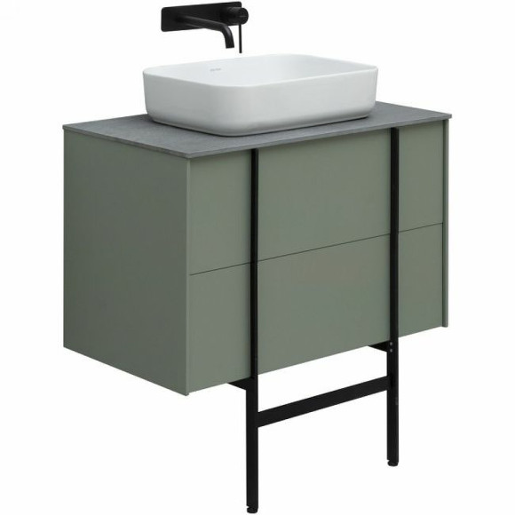 Тумба под раковину Allen Brau Reality 80 1.32005.CGM подвесная Олива матовая Тумба под раковину Allen Brau Reality 80 1.32005.CGM подвесная Олива матовая