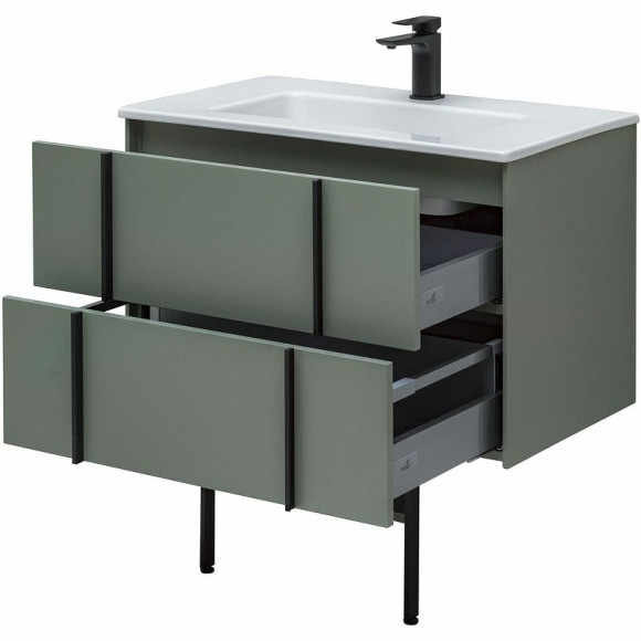 Тумба под раковину Allen Brau Reality 80 1.32005.CGM подвесная Олива матовая Тумба под раковину Allen Brau Reality 80 1.32005.CGM подвесная Олива матовая