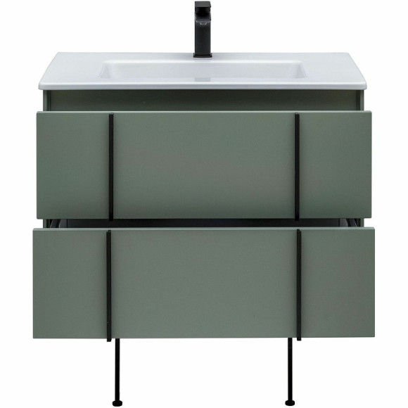 Тумба под раковину Allen Brau Reality 80 1.32005.CGM подвесная Олива матовая Тумба под раковину Allen Brau Reality 80 1.32005.CGM подвесная Олива матовая