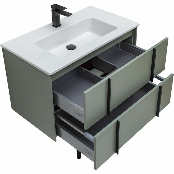 Тумба под раковину Allen Brau Reality 80 1.32005.CGM подвесная Олива матовая Тумба под раковину Allen Brau Reality 80 1.32005.CGM подвесная Олива матовая