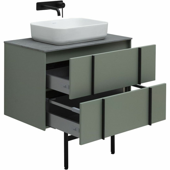 Тумба под раковину Allen Brau Reality 80 1.32005.CGM подвесная Олива матовая Тумба под раковину Allen Brau Reality 80 1.32005.CGM подвесная Олива матовая