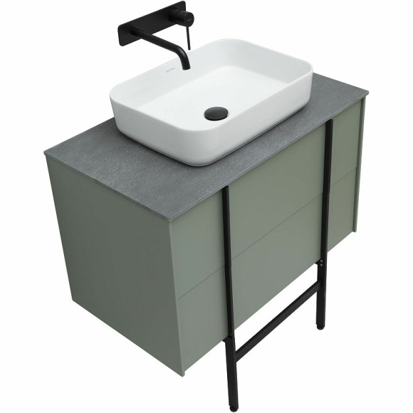 Тумба под раковину Allen Brau Reality 80 1.32005.CGM подвесная Олива матовая Тумба под раковину Allen Brau Reality 80 1.32005.CGM подвесная Олива матовая