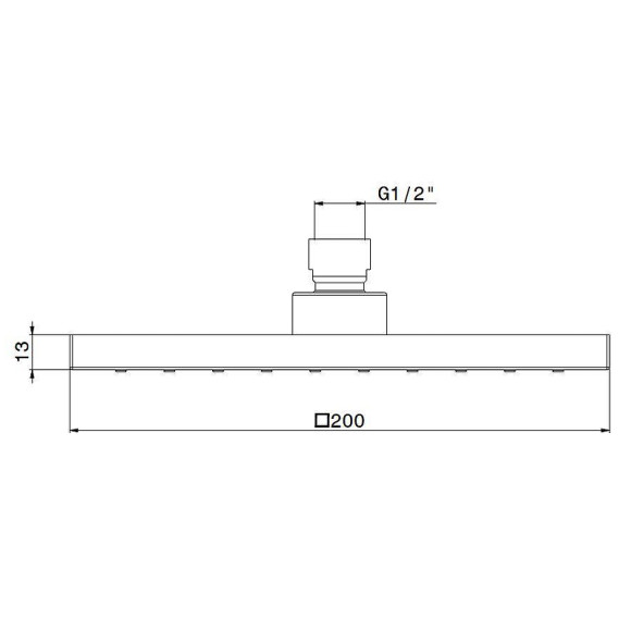Верхний душ Kerama Marazzi Futura 26598KM.01.093 Черный матовый Верхний душ Kerama Marazzi Futura 26598KM.01.093 Черный матовый