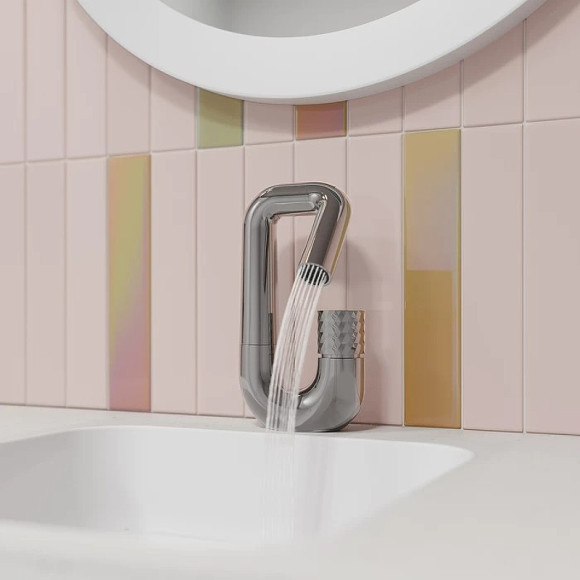 Смеситель для раковины Iddis Twist TWISBBTi01 Хром