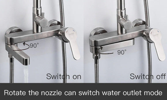 Душевая система Gappo G99-30 G2499-30 Сатин Душевая система Gappo G99-30 G2499-30 Сатин