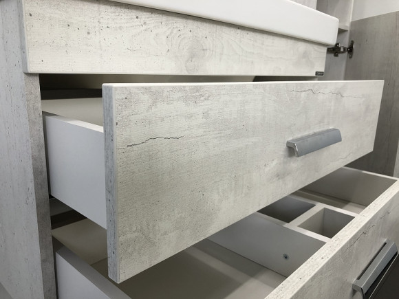 Тумба с раковиной Comforty Никосия 80 00004138839 подвесная Дуб белый Тумба с раковиной Comforty Никосия 80 00004138839 подвесная Дуб белый