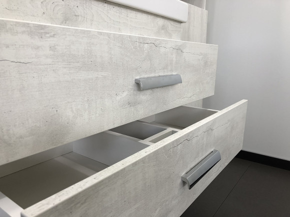 Тумба с раковиной Comforty Никосия 80 00004138839 подвесная Дуб белый Тумба с раковиной Comforty Никосия 80 00004138839 подвесная Дуб белый