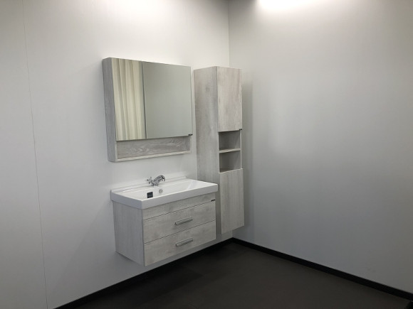 Тумба с раковиной Comforty Никосия 80 00004138839 подвесная Дуб белый Тумба с раковиной Comforty Никосия 80 00004138839 подвесная Дуб белый