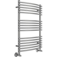 Водяной полотенцесушитель Terminus Марио П16 500х800 4670078530738 Хром, нижнее подключение, G 1/2" ВР, с комплектом вентилей