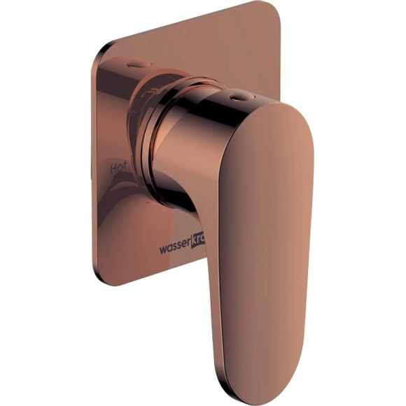 Гигиенический душ со смесителем WasserKRAFT Asphe A7751.290.292.335 Розовое золото