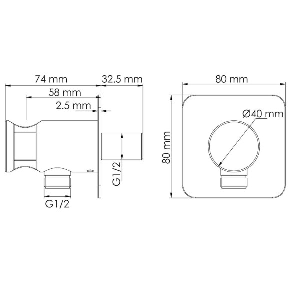 Гигиенический душ со смесителем WasserKRAFT Asphe A7751.290.292.335 Розовое золото