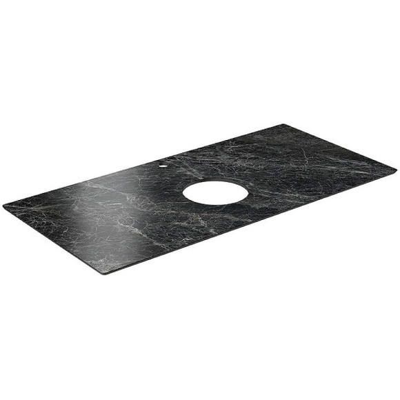 Столешница под раковину Kerama Marazzi Plaza Classic Neo Риальто 100 PL1.VT93\100T Темно-серая