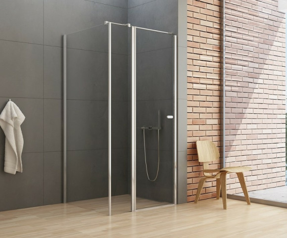 Душевой уголок New Trendy New Soleo Chrome 90x90 K-0717 профиль Хром стекло прозрачное Душевой уголок New Trendy New Soleo Chrome 90x90 K-0717 профиль Хром стекло прозрачное