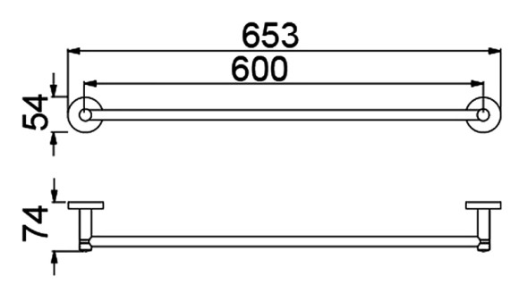 Полотенцедержатель Timo Saona 13053/03 Черный