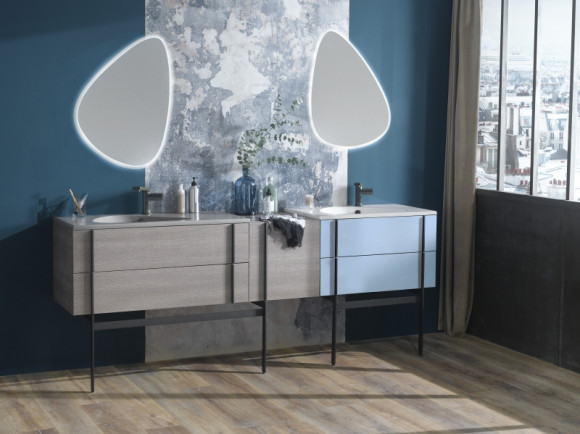 Тумба под раковину Jacob Delafon Nouvelle Vague 100 EB3032-E73 подвесная Фактурный дуб