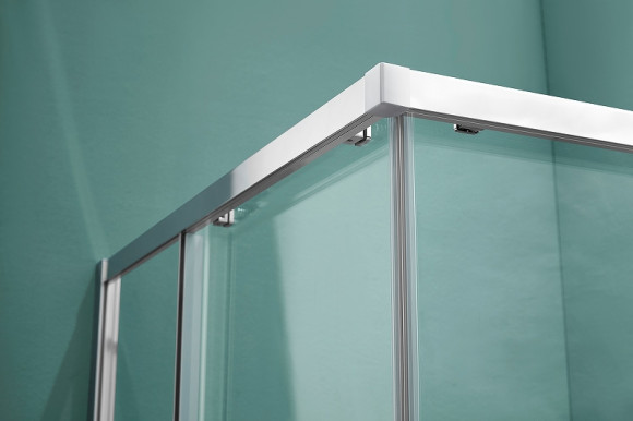 Душевой уголок Aquatek 90х90 AQ ARI KV 09020CH профиль Хром стекло прозрачное