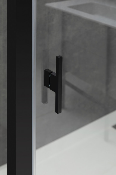 Душевая дверь Allen Brau Priority 140 3.31012.BBA профиль Черный брашированный стекло прозрачное Душевая дверь Allen Brau Priority 140 3.31012.BBA профиль Черный брашированный стекло прозрачное