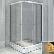 Душевой уголок Radomir 90x90 1-09-1-0-0-1181 профиль Белый стекло матовое