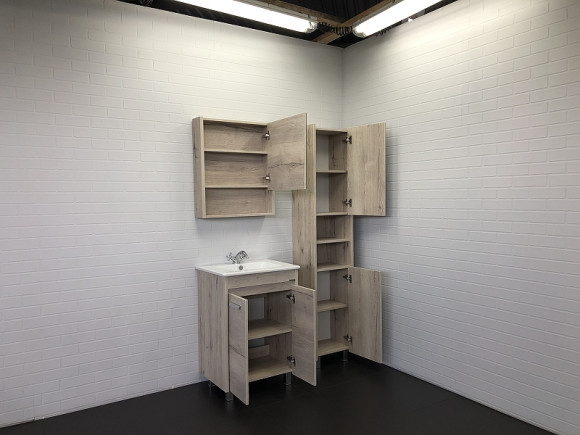 Шкаф пенал Comforty Марио 40 00-00005976 Дуб дымчатый