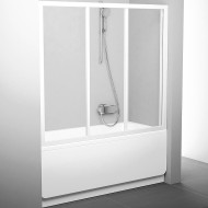 Шторка на ванну Ravak Supernova AVDP3-170 40VV0102Z1 профиль Белый стекло Transparent