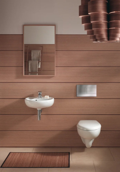 Комплект унитаза с инсталляцией Jacob Delafon Brive E21733RU-00 с сиденьем Микролифт и клавишей смыва Хром