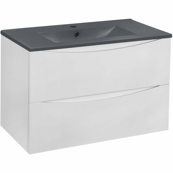 Тумба под раковину Vincea Mia 75 VMC-2MC750GW подвесная G.White Тумба под раковину Vincea Mia 75 VMC-2MC750GW подвесная G.White