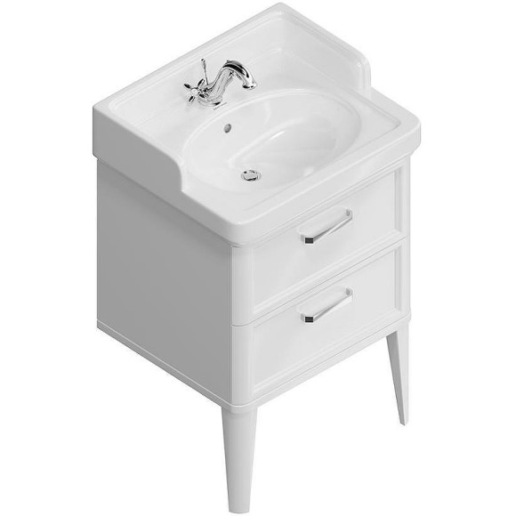 Тумба под раковину Kerama Marazzi Pompei 60 PO.N.60.2\WHT Белая глянцевая Тумба под раковину Kerama Marazzi Pompei 60 PO.N.60.2\WHT Белая глянцевая