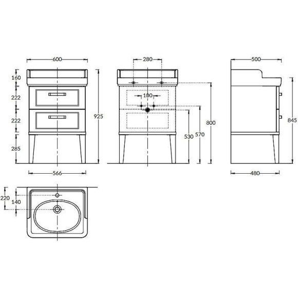 Тумба под раковину Kerama Marazzi Pompei 60 PO.N.60.2\WHT Белая глянцевая Тумба под раковину Kerama Marazzi Pompei 60 PO.N.60.2\WHT Белая глянцевая