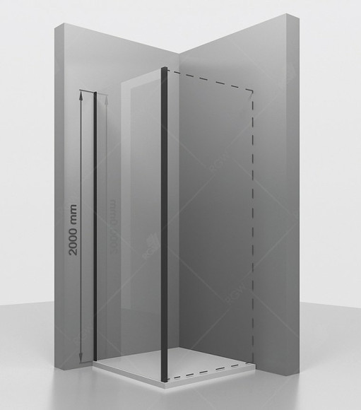 Душевая стенка RGW Z-050-3B 120 352253112-14 профиль Черный стекло прозрачное Душевая стенка RGW Z-050-3B 120 352253112-14 профиль Черный стекло прозрачное