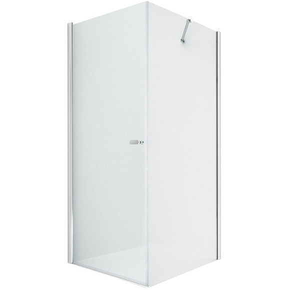 Душевой уголок New Trendy New Soleo Chrome 80х90 D-0140A/D-0088B профиль Хром стекло прозрачное