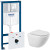 Комплект унитаза BelBagno Amanda BB051CHR+BB051SC с инсталляцией Grohe Rapid SL 38775001 с сиденьем Микролифт и клавишей смыва Хром