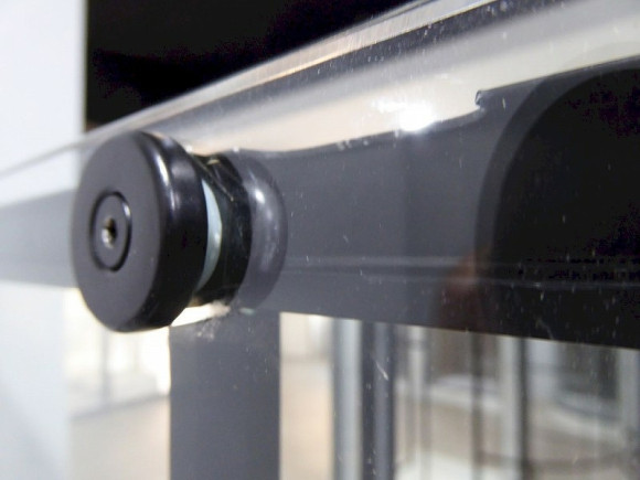 Душевой уголок Esbano Surf 110x90 ESOGS119PSB профиль Черный стекло прозрачное