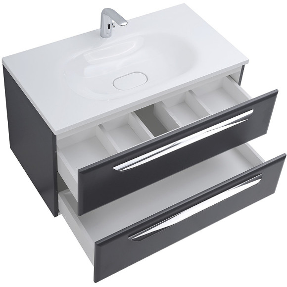 Тумба под раковину Cezares Eco 75 ECO-750-2C-SO-GR-P подвесная Grafito Тумба под раковину Cezares Eco 75 ECO-750-2C-SO-GR-P подвесная Grafito